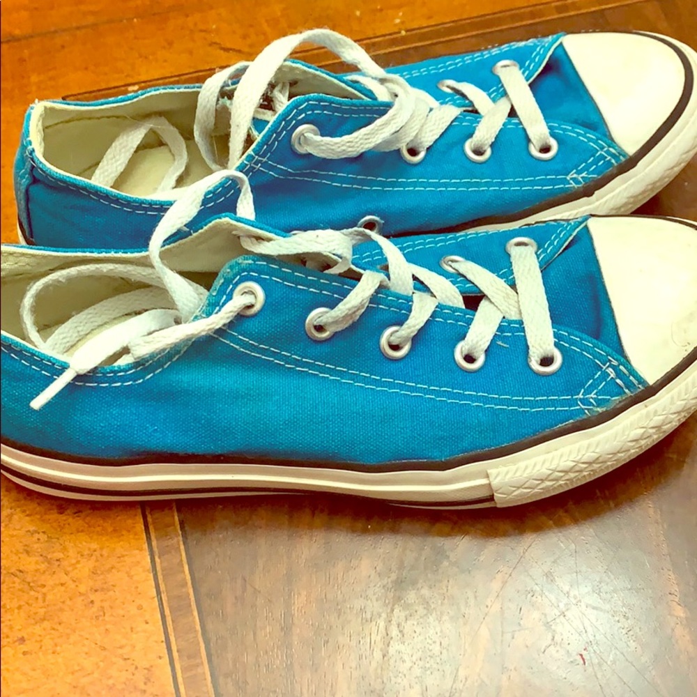 Bright blue boys converse